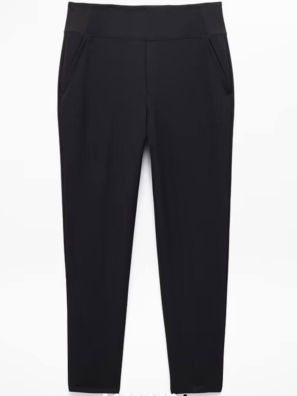 Athleta Endless High Rise Pant Stretch Fabric Tapered Fit Pull On Black Size 14P